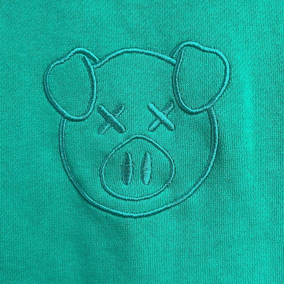Jeffree Star Shane Dawson Embroidered Green Hoodie - Picture 2 of 5